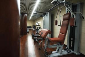 Fitness centrum a/nebo fitness zařízení v ubytování Square Nine Hotel Belgrade-The Leading Hotels of The World
