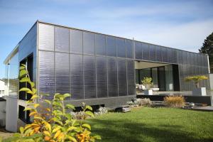 Vonkajšia záhrada v ubytovaní Apartment SunBox