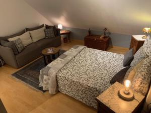 Ένα ή περισσότερα κρεβάτια σε δωμάτιο στο Chambres du Clos de Bellevue