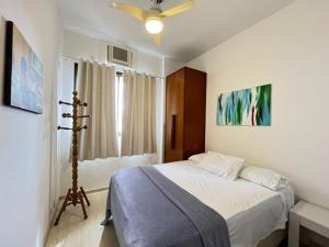 Кровать или кровати в номере MS145. Excelente apartamento em andar alto no Arpoador!