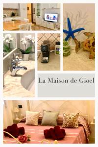 オルビアにあるONE BEDROOM WITH KITCHENETTE La Maison de Gioelのベッド付きの部屋の写真集