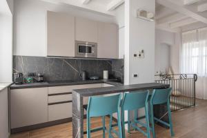 Kuchyň nebo kuchyňský kout v ubytování Villa Lucrezia - Appartamenti vista Langhe -