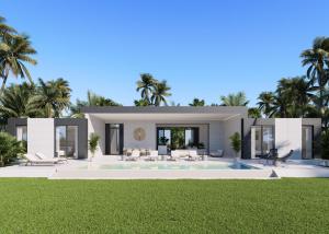 a rendering of a villa with a swimming pool at Apes Hill Barbados Golf and Resort Community in Saint James
