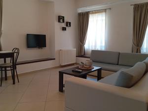 A television and/or entertainment centre at To Agioklima