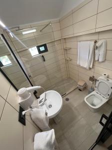 Een badkamer bij Hotel Primavera