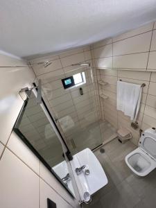 Een badkamer bij Hotel Primavera