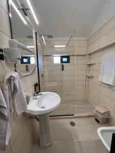 Een badkamer bij Hotel Primavera