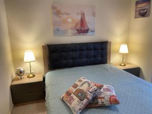 Postel nebo postele na pokoji v ubytování Mariposa suites