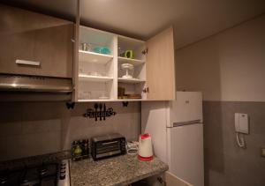 Köök või kööginurk majutusasutuses R101- Cosy and stylish apartment with King Size Bed- Belvédère