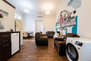 Posezení v ubytování Urban Rooms