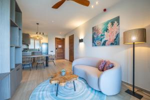 Część wypoczynkowa w obiekcie Dolphin Suites & Wellness Curacao