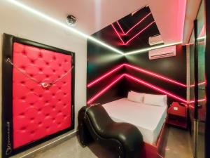 Postel nebo postele na pokoji v ubytování Motel Messalina