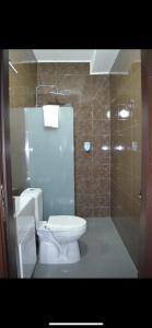 Een badkamer bij Hotel Palma