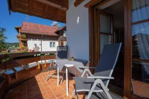 Balkón nebo terasa v ubytování Landhaus Barbara Ferienwohnungen