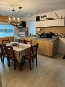 Η κουζίνα ή μικρή κουζίνα στο Bienvenue au Chalet 3 copains