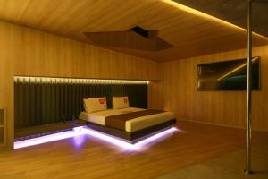 Posezení v ubytování MOTEL STUDIO A