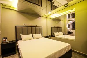 Postel nebo postele na pokoji v ubytování Motel Messalina