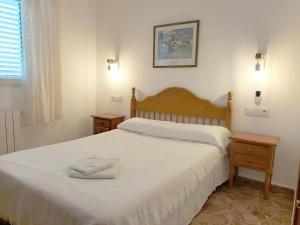 Posteľ alebo postele v izbe v ubytovaní Holiday Home Calas