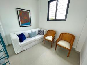 Posezení v ubytování Apartaestudio Brumilo 2