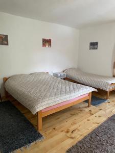 Postel nebo postele na pokoji v ubytování Apartmani Nikola Dojkinci