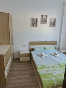 Postel nebo postele na pokoji v ubytování Ana apartman