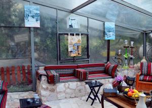 Posezení v ubytování بيت الطبيعة nature house