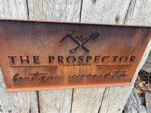 Certifikát, hodnocení, plakát nebo jiný dokument vystavený v ubytování The Prospector on Miners
