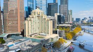 Nespecifikovaný výhled na destinaci Melbourne nebo výhled na město při pohledu z hotelu