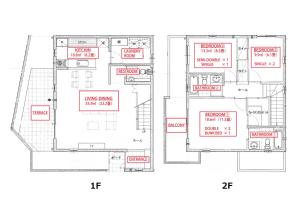 a floor plan of a store with signs on it at  M’sOceanⅡ Uruma in Uruma