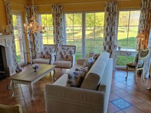 Zona de estar de Sükow Comfortable holiday residence