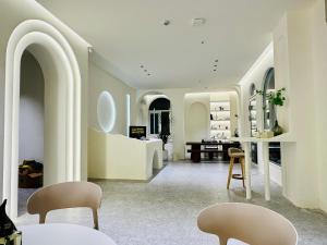 Un lugar para sentarse en Pingtan Tannanwan Hailanju Guesthouse