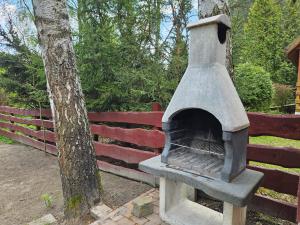 Ein für Gäste verfügbarer Grill im Ferienhaus