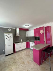 Køkken eller tekøkken på Lovely apartment 2 rooms with big terrace in Puerto Rico