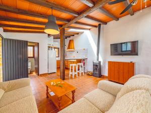 Kuchyň nebo kuchyňský kout v ubytování Cubo's Casita Rural Haro