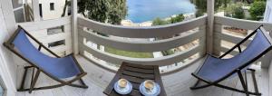 Balkón nebo terasa v ubytování SeaStar Eco Villa