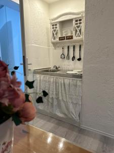 Küche/Küchenzeile in der Unterkunft Waldbach Apartment