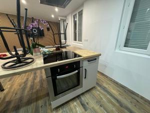 Η κουζίνα ή μικρή κουζίνα στο Appartement cosy +1 φωτογραφίες