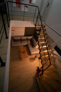 Ένα ή περισσότερα κρεβάτια σε δωμάτιο στο Smart green appartments ΕE
