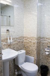 YakkasarayにあるArtist Regency Hotelのバスルーム(トイレ、洗面台、シャワー付)