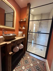 Kupaonica u objektu MAISON La BOHEME Spa & Jacuzzi