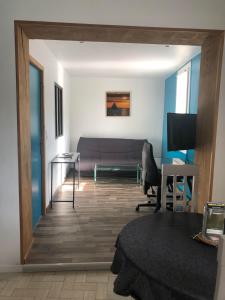 Posedenie v ubytovaní Saint Malo Bel appartement plain pied 300 m gare pres plage du sillon intras muros