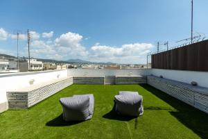 Posezení v ubytování DeKo Penthouse Suite