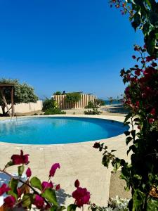 una piscina con vistas al océano en Ribera Del Norte, en Canoas