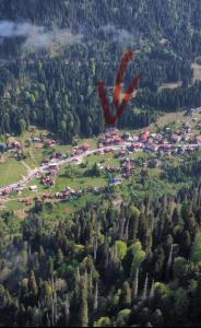 A bird's-eye view of İnka Dağ Evi