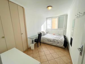 Postel nebo postele na pokoji v ubytování Chambre Privée en colocation dans un appartement Vaulx en Velin Centre