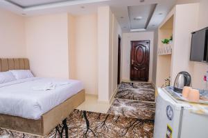 Letto o letti in una camera di Mak Pyramids View
