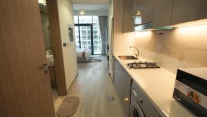 Η κουζίνα ή μικρή κουζίνα στο Aaderi super Studio