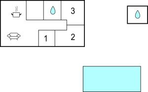 The floor plan of Awesome Home In Montefrío
