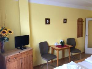 Televiisor ja/või meelelahutuskeskus majutusasutuses Hotel Ötscherblick