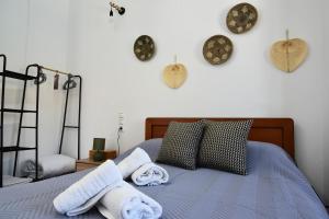 Postel nebo postele na pokoji v ubytování Plazza
